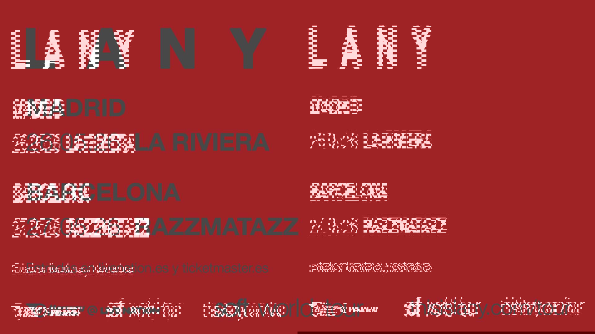 LANY conciertos en Madrid y Barcelona en mayo de 2026